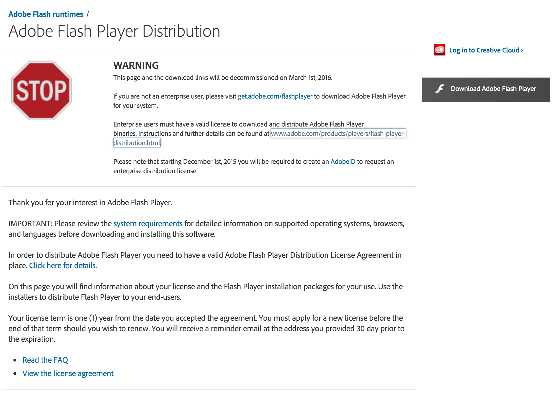 Adobe decides to get more persnickety